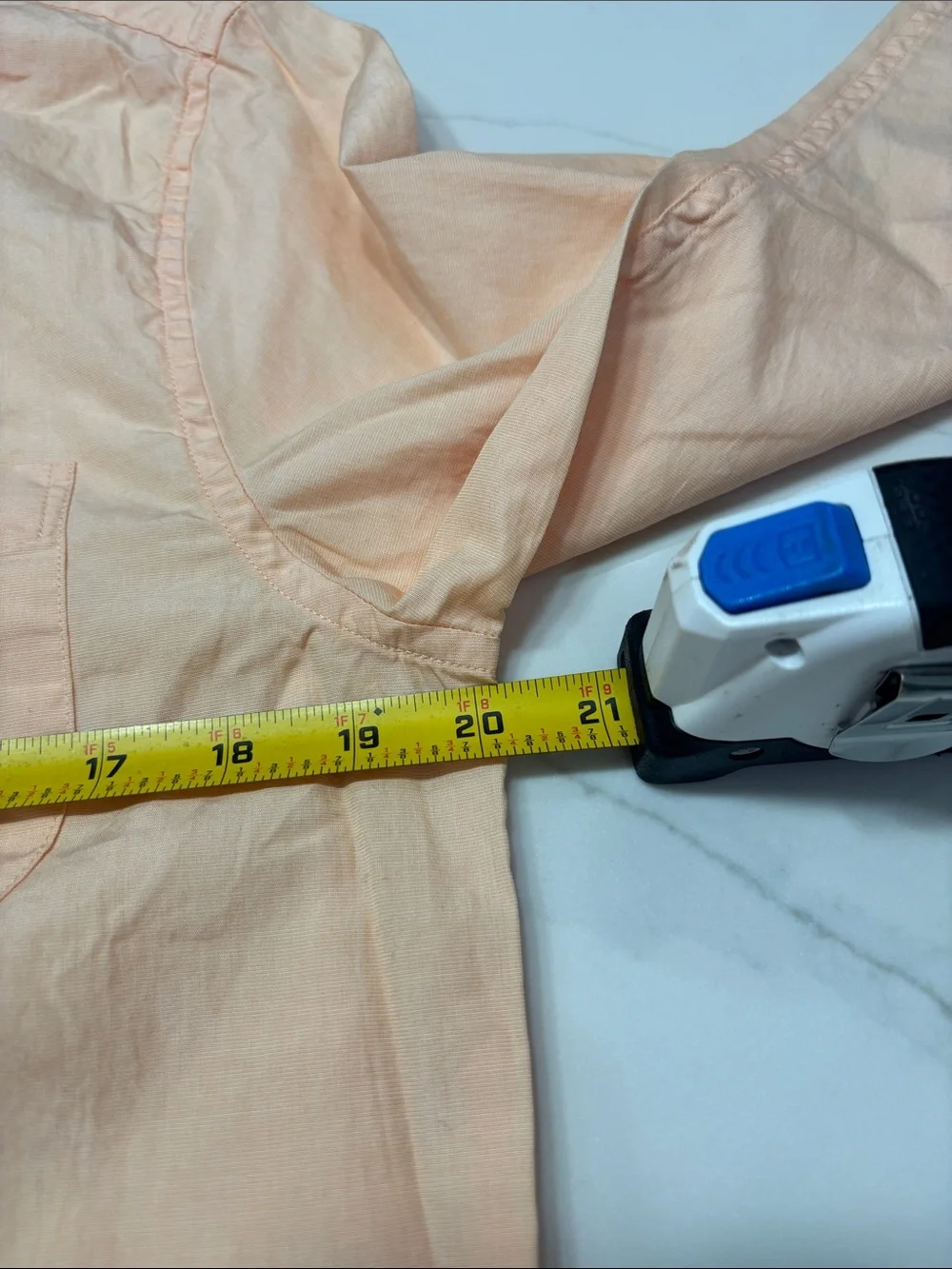 Classic  Peach Button-Down Shirt